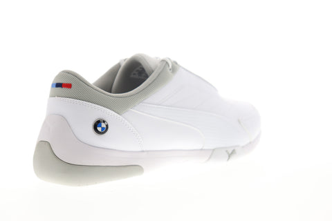 Puma BMW MMS Kart Cat III 33992702 Mens White Lace Up Motorsport Sneakers Shoes