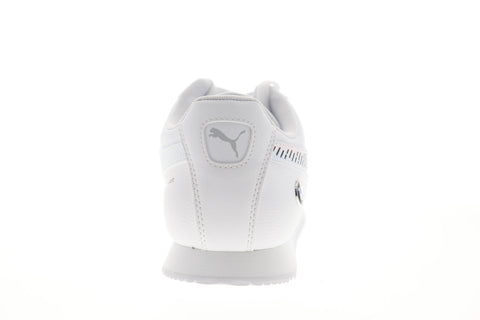 Puma BMW MMS Roma 33992902 Mens White Lace Up Motorsport Sneakers Shoes