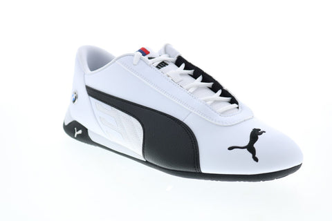 Puma Bmw Mms R-Cat 33993302 Mens White Motorsport Inspired Sneakers Shoes