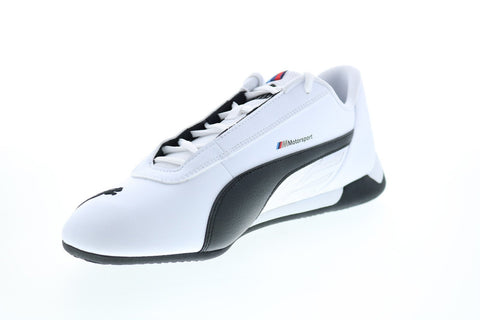 Puma Bmw Mms R-Cat 33993302 Mens White Motorsport Inspired Sneakers Shoes