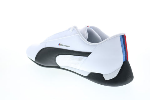 Puma Bmw Mms R-Cat 33993302 Mens White Motorsport Inspired Sneakers Shoes