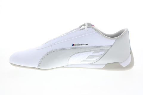 Puma BMW MMS R-Cat 33993304 Mens White Synthetic Motorsport Sneakers Shoes