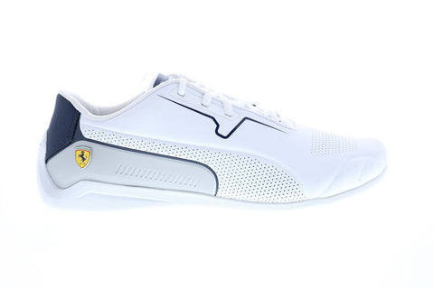 Puma Scuderia Ferrari Drift Cat 8 Mens White Synthetic Sneakers Shoes