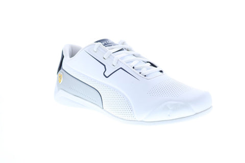 Puma Scuderia Ferrari Drift Cat 8 Mens White Synthetic Sneakers Shoes