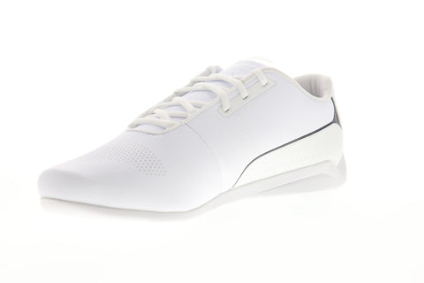 Puma Scuderia Ferrari Drift Cat 8 LS Mens White Low Top Sneakers Shoes