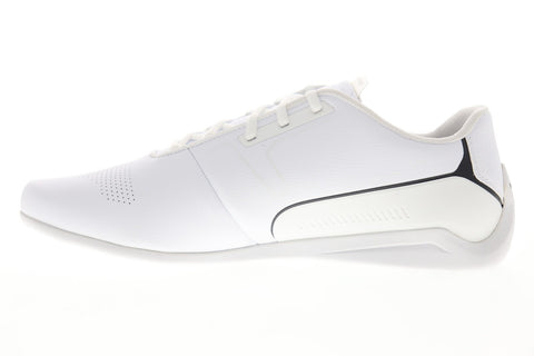 Puma Scuderia Ferrari Drift Cat 8 LS Mens White Low Top Sneakers Shoes