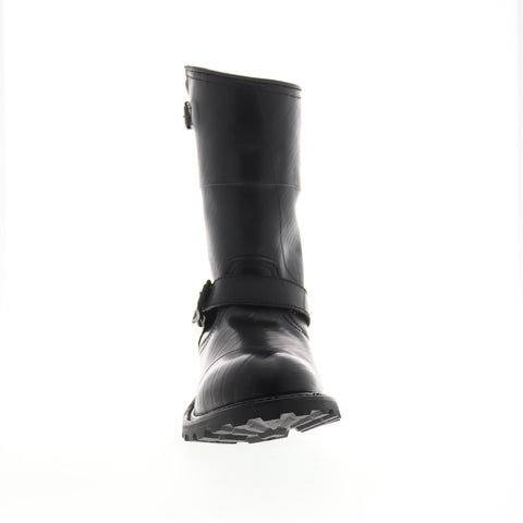 Frye Arkansas Engineer 86175 Mens Black Leather Adjustable Strap Western Boots