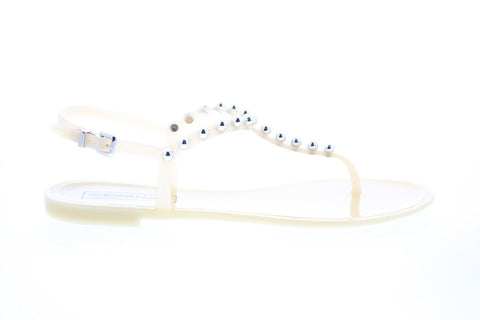 BCBG Max Azria Jellia Jelly 34AZ116-NUD Womens Beige Slingback Sandals Shoes