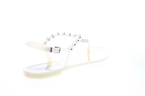 BCBG Max Azria Jellia Jelly 34AZ116-NUD Womens Beige Slingback Sandals Shoes