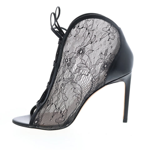 BCBG Max Azria Elaine Lace Shiny Nappa Womens Black Pumps Heels Shoes