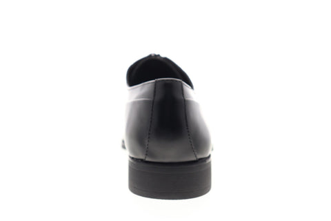 Calvin Klein Elroy Box Smooth 34F0265-BLK Mens Black Dress Oxfords Shoes