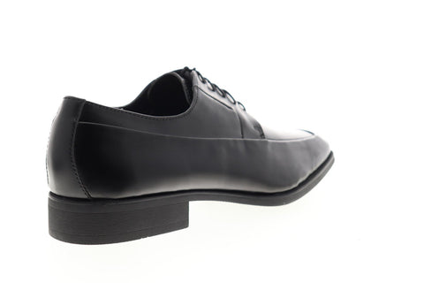 Calvin Klein Elroy Box Smooth 34F0265-BLK Mens Black Dress Oxfords Shoes
