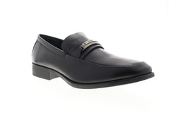 Calvin Klein Ezra 34F0267-BLK Mens Black Leather Low Top  display picture 1