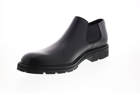 Calvin Klein Udell Dress Calf 34F0494-BLK Mens Black Slip On Ankle Boots