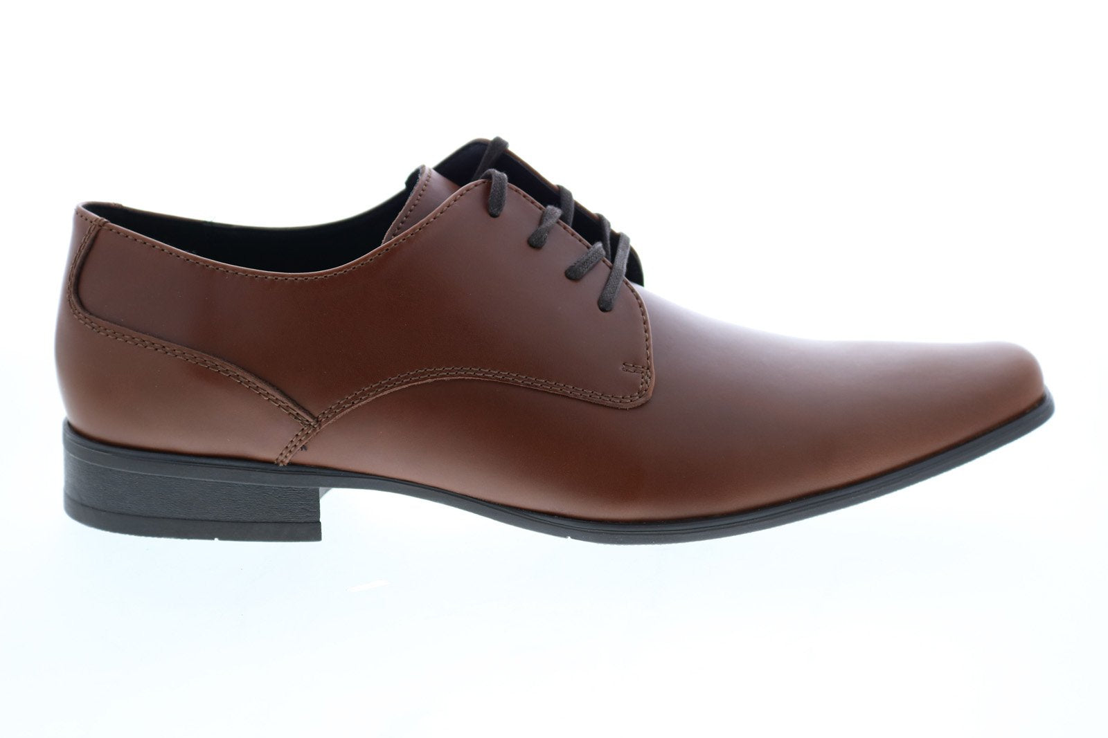 Calvin Klein Brodie Leather 34F0617-MED Mens Brown Leather Oxfords & L