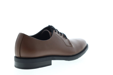 Calvin Klein Carl Smooth Calf 34F0750-ETW Mens Brown Plain Toe Oxfords