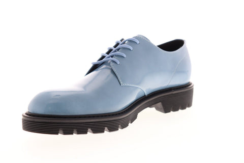 Calvin Klein Ferguson 34F0991-DYB Mens Blue Leather Casual Lace Up Oxfords