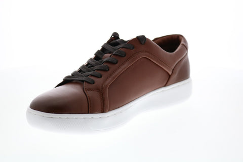 Calvin Klein Fasano Soft Leather 34F1142-TAN Mens Brown Designer Sneakers Shoes