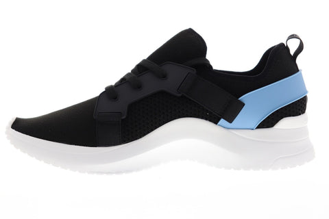 Calvin Klein Unni 34F1279-BLK Mens Black Canvas Lace Up Low Top Sneakers Shoes