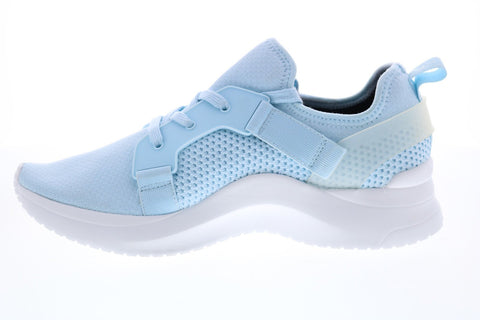 Calvin Klein Unni Textured Knit 34F1279-PBL Mens Blue Designer Sneakers Shoes