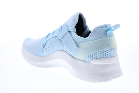 Calvin Klein Unni Textured Knit 34F1279-PBL Mens Blue Designer Sneakers Shoes