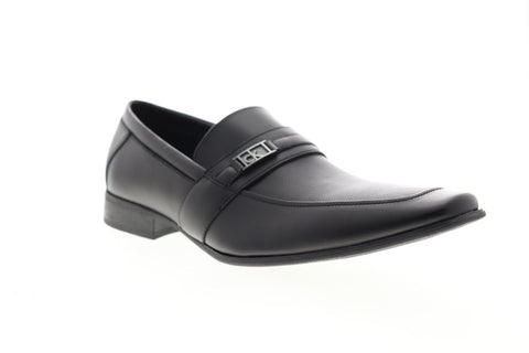 Calvin Klein Bartley Diamond 34F1512-BLK Mens Black Dress Slip On Loafers Shoes