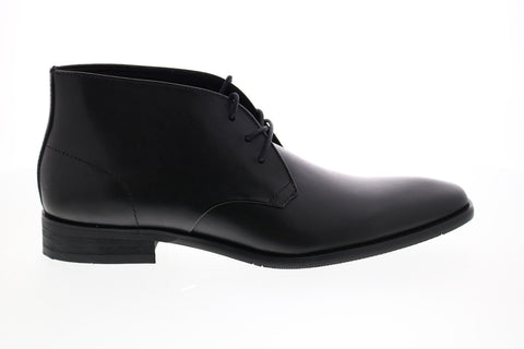 Calvin Klein Rolando Dress Calf 34F1616-BLK Mens Black Lace Up Chukkas Boots