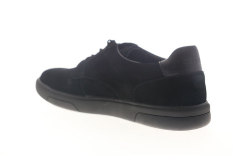 Calvin Klein Gleyber Silky Suede 34F1732-BLK Mens Black Suede Designer Sneakers Shoes