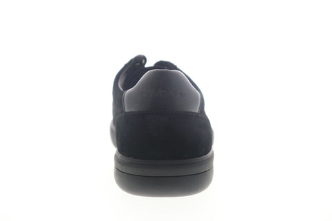 Calvin Klein Gleyber Silky Suede 34F1732-BLK Mens Black Suede Designer Sneakers Shoes