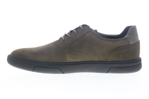 Calvin Klein Gleyber Silky Suede 34F1732-CMF Mens Grey Suede Designer Sneakers Shoes