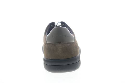 Calvin Klein Gleyber Silky Suede 34F1732-CMF Mens Grey Suede Designer Sneakers Shoes