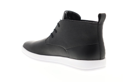 Calvin Klein Bain Saffiano 34F1853-BLK Mens Black Leather Casual Fashion Sneakers Shoes