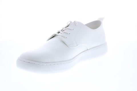 Calvin Klein Fife Box Leather 34F2020-WHT Mens White Designer Sneakers Shoes