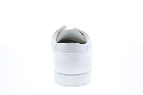 Calvin Klein Boone Small Grain Smooth 34F2075-WHT Mens White Designer Sneakers Shoes