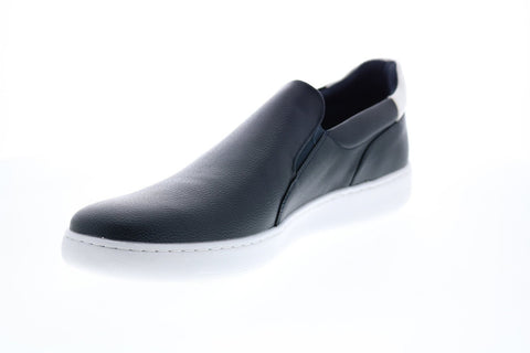 Calvin Klein Fortun Tumbled Smooth Mens Blue Slip On Designer Sneakers Shoes