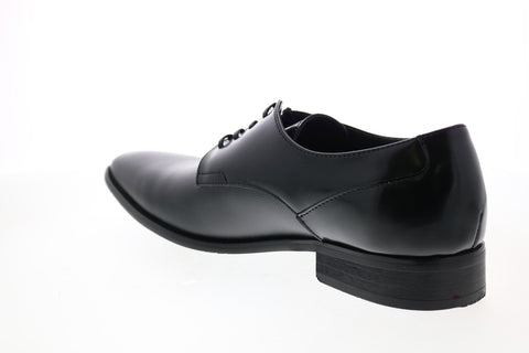 Calvin Klein Ripley Box Textured Mens Black Oxfords & Lace Ups Plain Toe Shoes