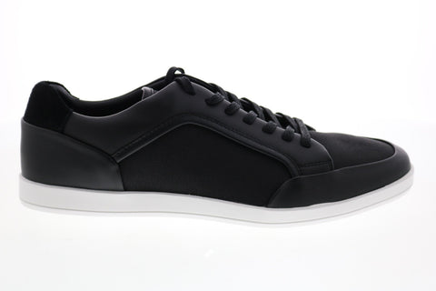 Calvin Klein Maxen Smooth Calf Ballistic Mens Black Designer Sneakers Shoes