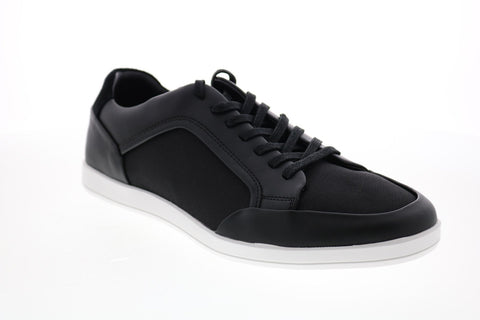 Calvin Klein Maxen Smooth Calf Ballistic Mens Black Designer Sneakers Shoes