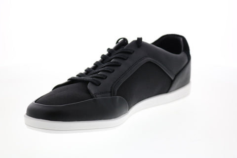Calvin Klein Maxen Smooth Calf Ballistic Mens Black Designer Sneakers Shoes