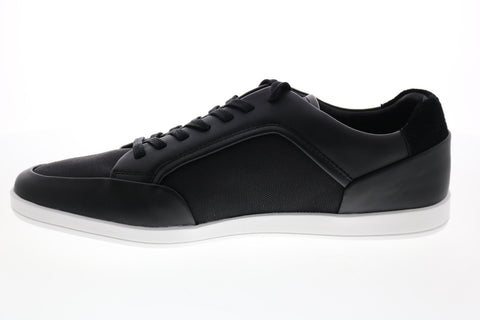 Calvin Klein Maxen Smooth Calf Ballistic Mens Black Designer Sneakers Shoes