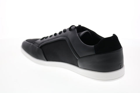 Calvin Klein Maxen Smooth Calf Ballistic Mens Black Designer Sneakers Shoes