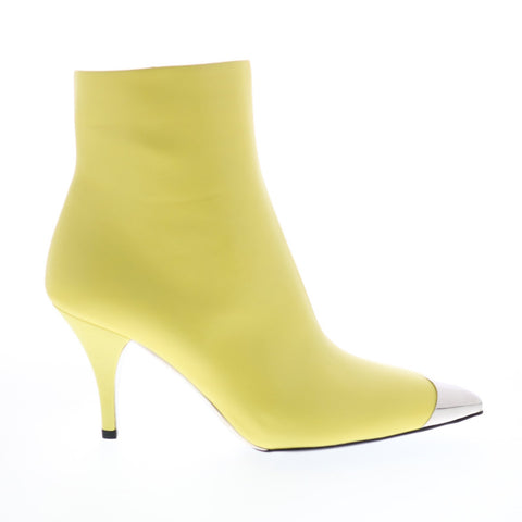 Calvin Klein Rosella Nappa 34J0820-PLL Womens Yellow Ankle & Booties Boots