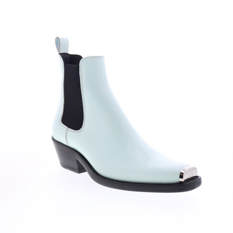 Calvin Klein Western Claire Spazzolato 34J0898-SIT Womens Blue Chelsea Boots