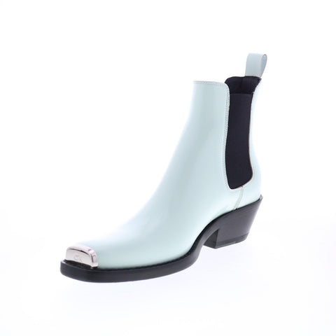 Calvin Klein Western Claire Spazzolato 34J0898-SIT Womens Blue Chelsea Boots