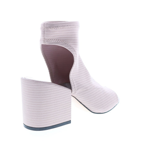 Katy Perry The Johanna Womens Purple Canvas Slip On Strap Heels Shoes