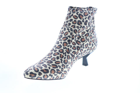 Katy Perry The Bridgette Womens Brown Canvas Slip On Ankle & Booties Boots 