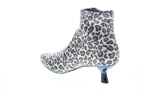 Katy Perry The Bridgette Womens Brown Canvas Slip On Ankle & Booties Boots 