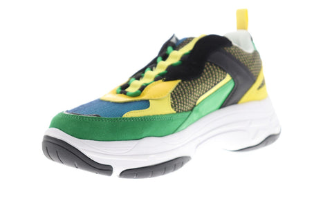 Calvin Klein Marvin 34S0592-BGL Mens Yellow Canvas Low Top Sneakers Shoes