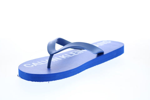 Calvin Klein Errol Jelly 34S0604-BNU Mens Blue Flip-Flops Sandals Shoes
