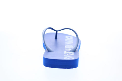 Calvin Klein Errol Jelly 34S0604-BNU Mens Blue Flip-Flops Sandals Shoes